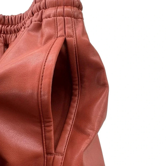 A.L.C. Ryder Vegan Faux Leather High Rise Short with Pockets Size XS NWT - Picture 7 of 11